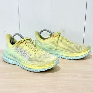 Hoka Women's Hoka Mach 5 Sneakers In Citrus Glow Lime Glow Size 10B